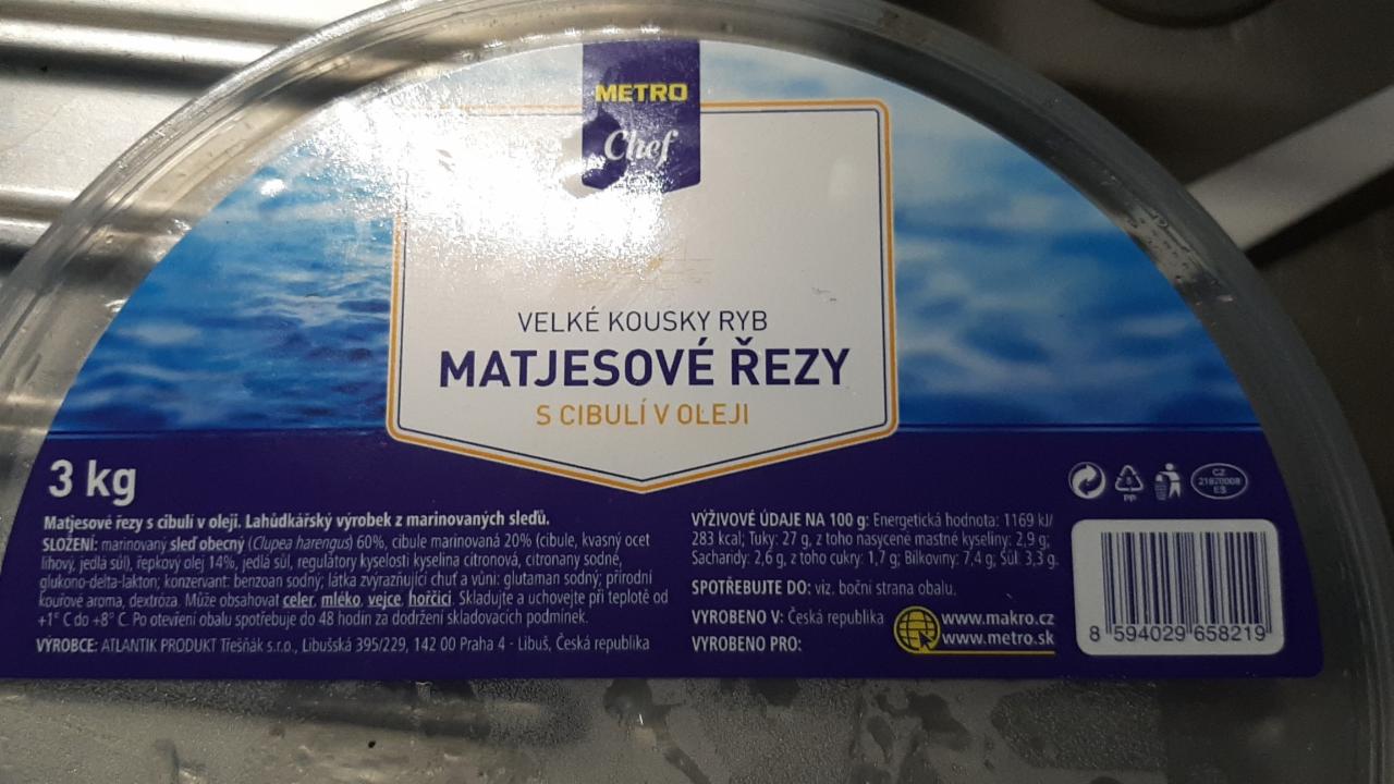 Fotografie - Matjesové řezy Metro Chef