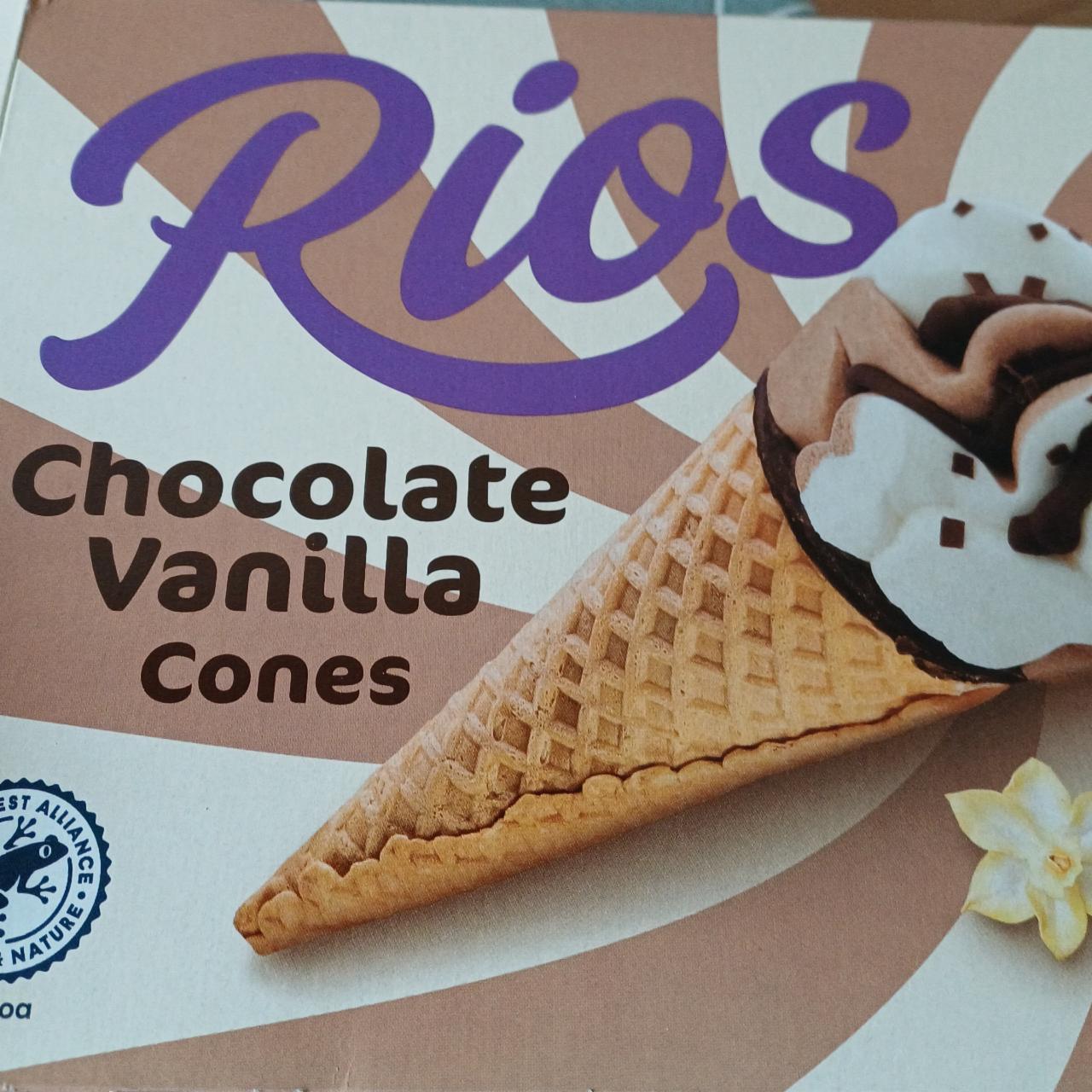 Fotografie - Chocolate vanilla cones Rios