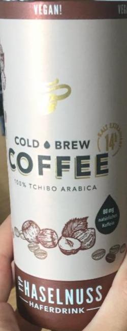 Fotografie - Cold Brew Coffee Haselnuss Haferdrink Tchibo