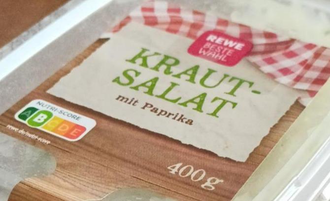 Fotografie - Krautsalat mit Paprika Rewe beste wahl