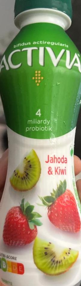 Fotografie - Jahoda kiwi bifidus actiregularis Activia