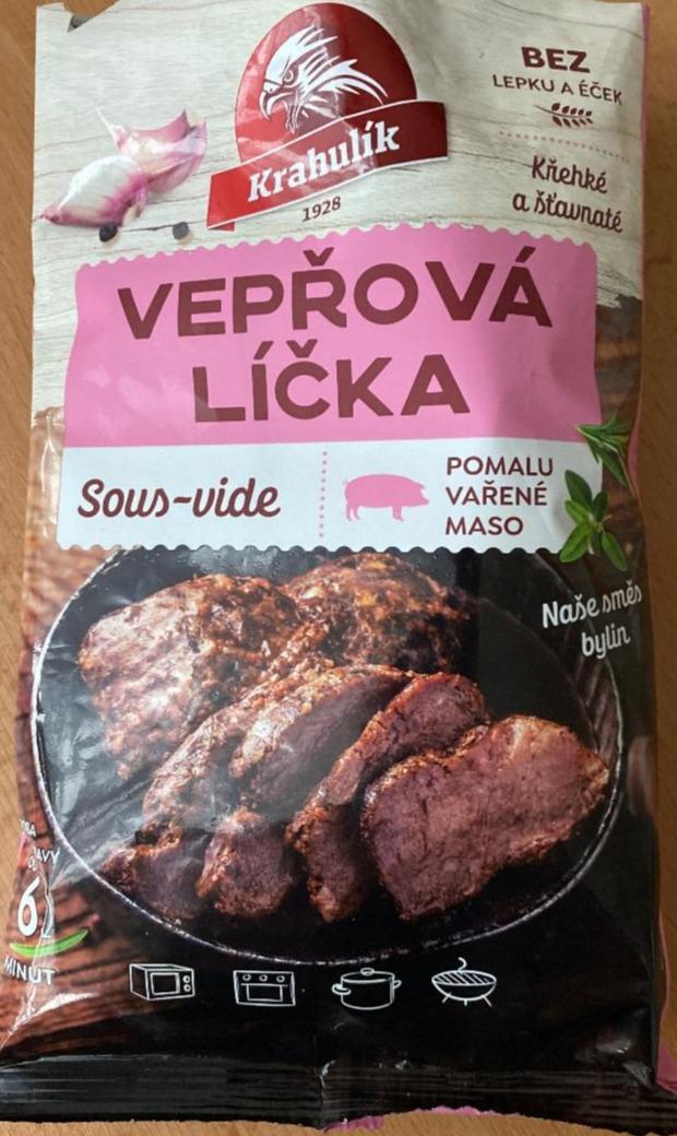 Fotografie - Vepřová líčka Sous-vide Krahulík