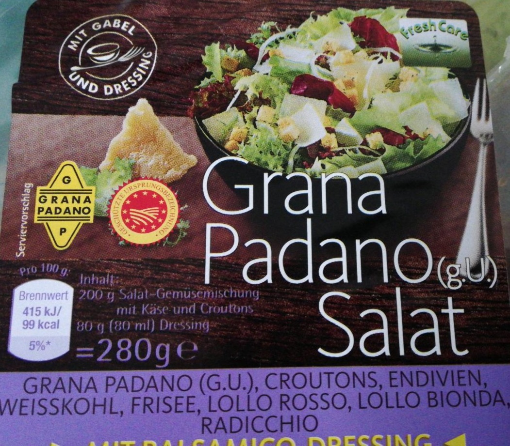 Fotografie - Grana Padana Salat