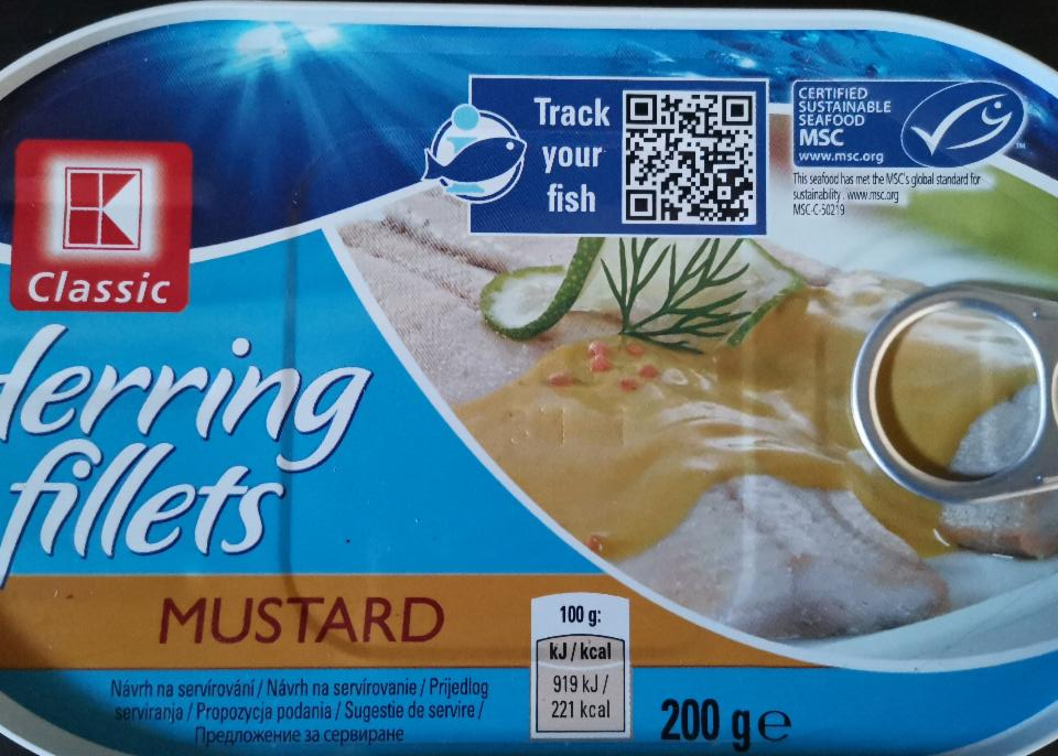 Fotografie - Herring fillets mustard K-Classic