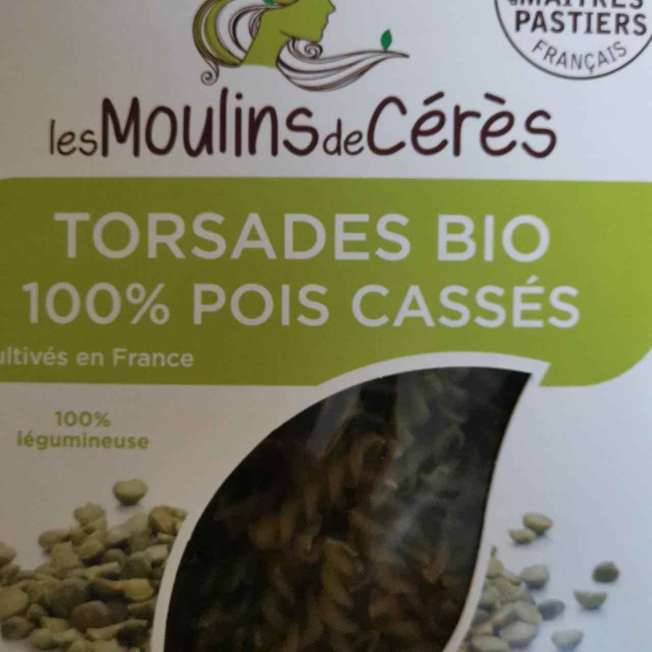 Fotografie - Torsades bio 100 % pois cassés Les Moulins de Cérès