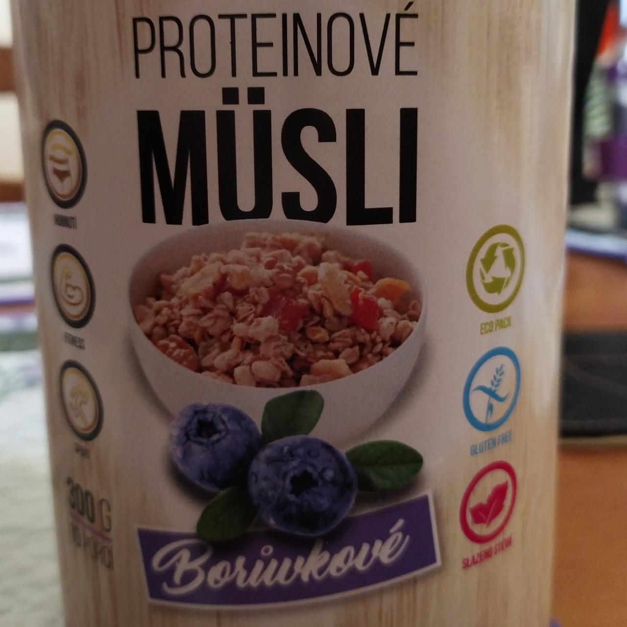 Fotografie - proteinové müsli borůvkové KetoLinie