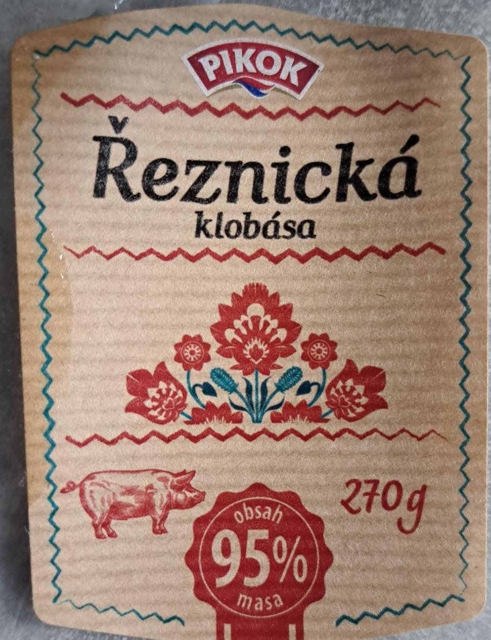 Fotografie - Řeznická klobása 95% masa Pikok