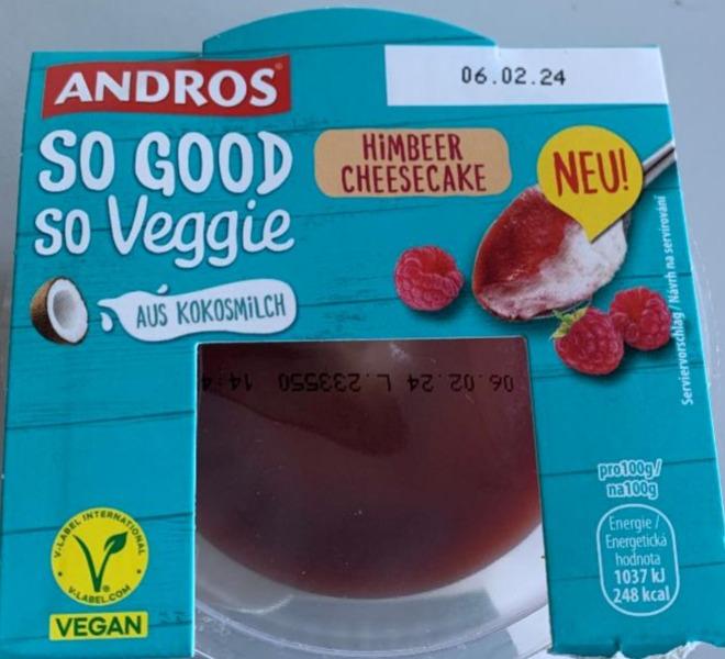 Fotografie - So good so veggie Himbeer cheesecake Andros