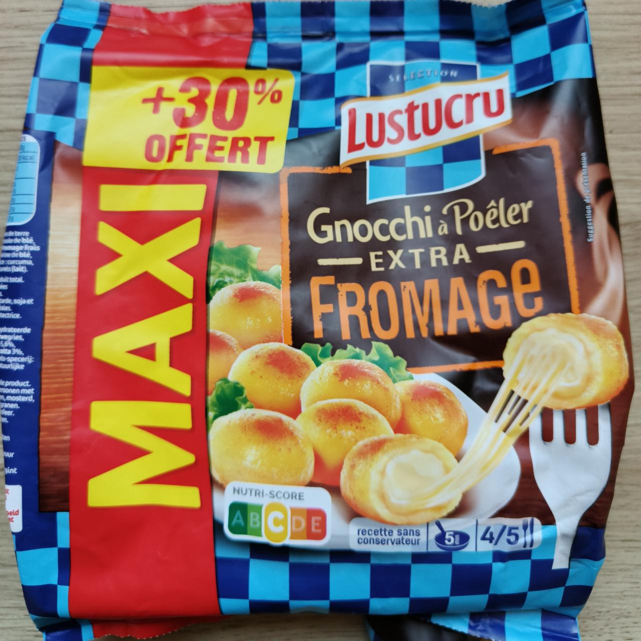 Fotografie - Gnocchi à poêler extra fromage Lustucru