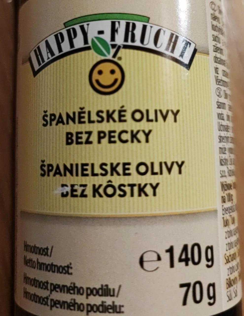 Fotografie - Španělské olivy bez pecky černé Happy Frucht