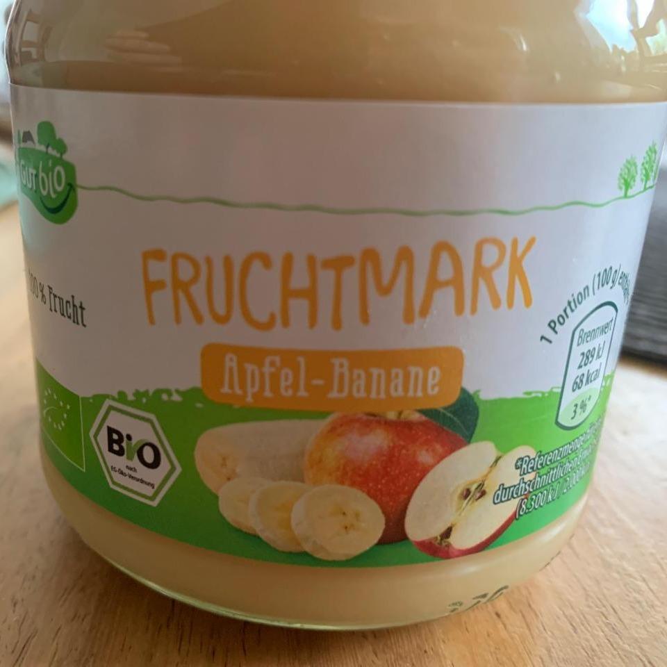 Fotografie - Fruchtmark Apfel-Banane Gut bio