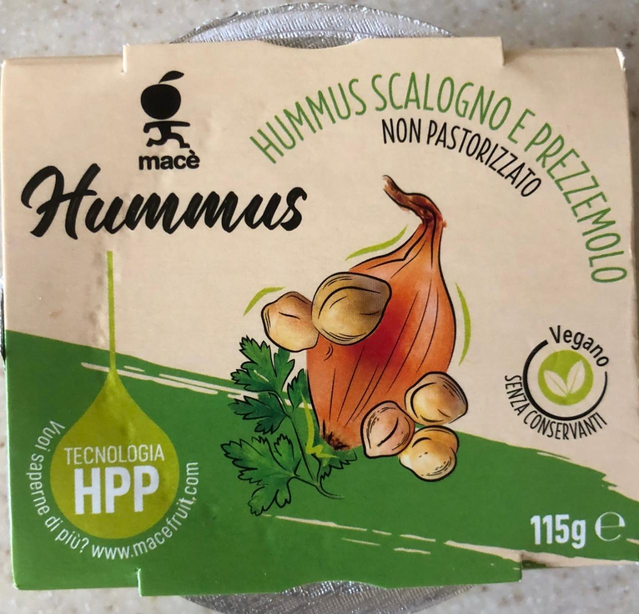 Fotografie - Hummus Scalogno e Prezzemolo Macè