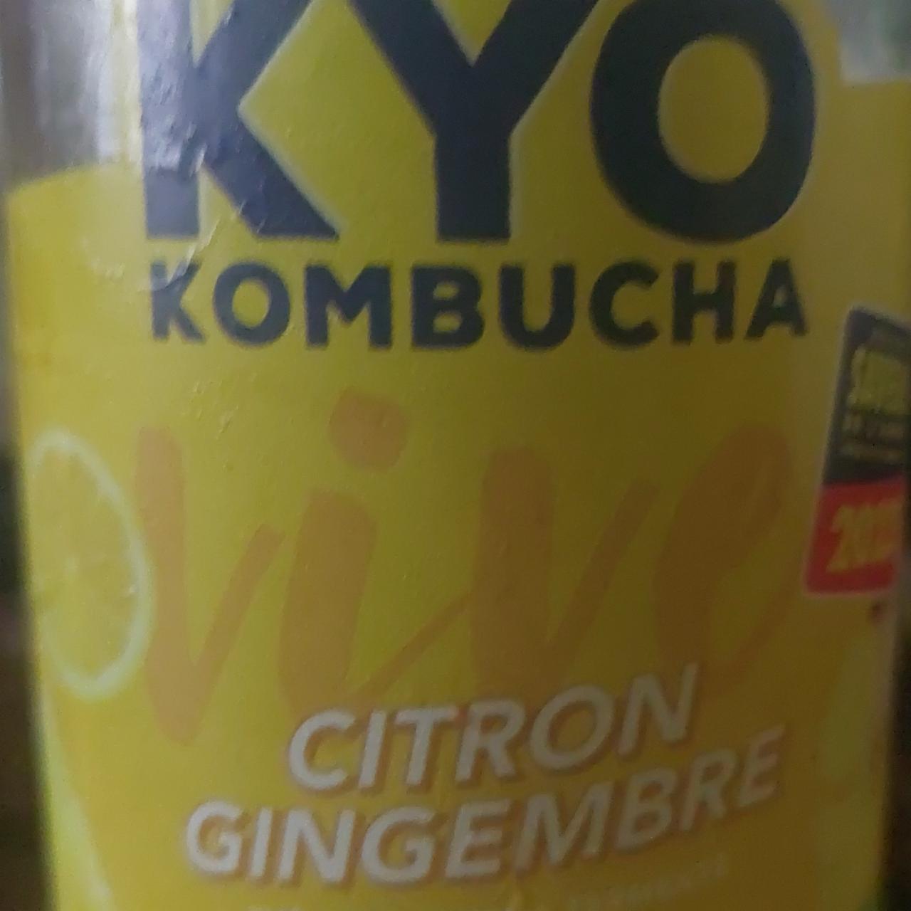 Fotografie - Kombucha Citron Gingembre Kyo