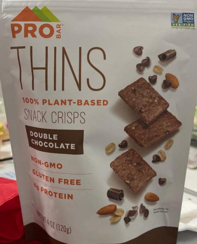 Fotografie - Thins Double Chocolate Pro Bar