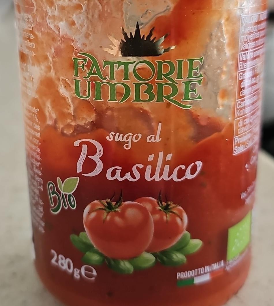 Fotografie - Bio Sugo al Basilico Fattorie Umbre