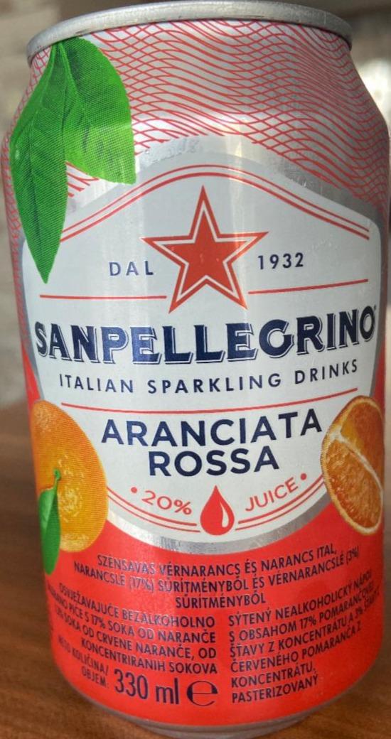 Fotografie - Aranciata Rossa pomeranč červený SanPellegrino