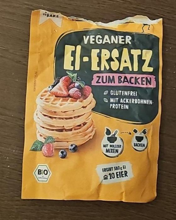 Fotografie - Veganer Ei-Ersatz zum backen Greenforce