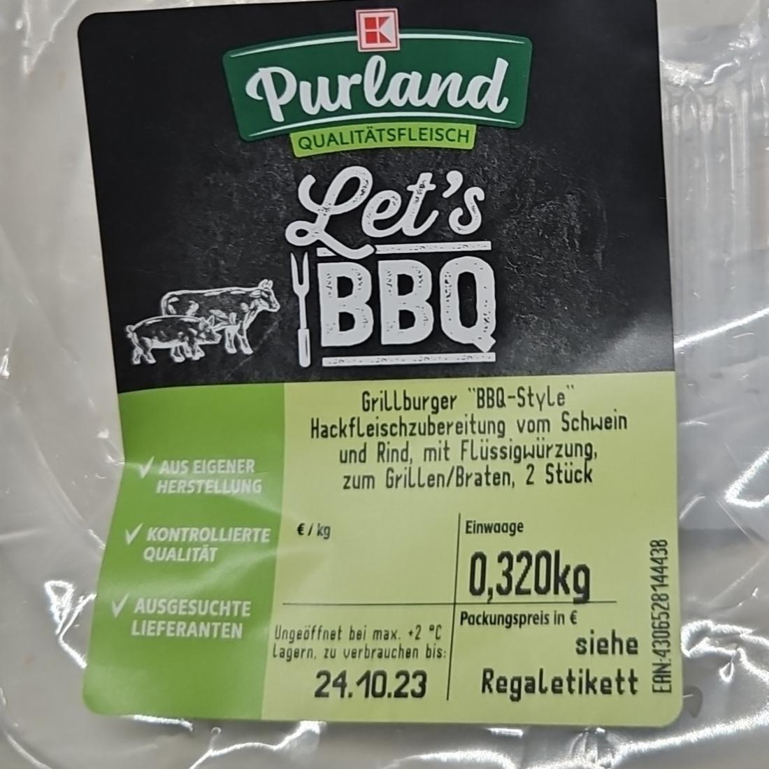 Fotografie - Grillburger BBQ-Style Purland