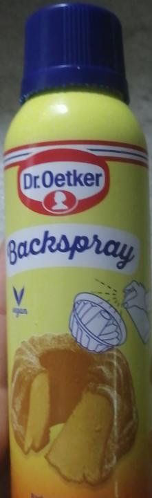 Fotografie - Backspray Dr.Oetker