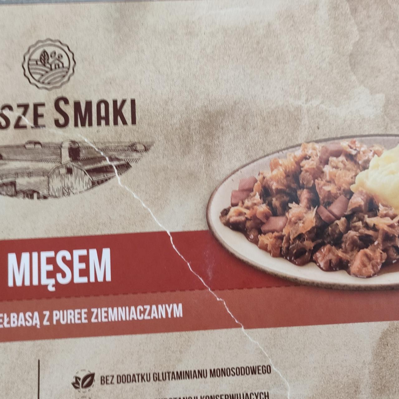 Fotografie - Bigos z mięsem i puree ziemniaczanym Nasze Smaki