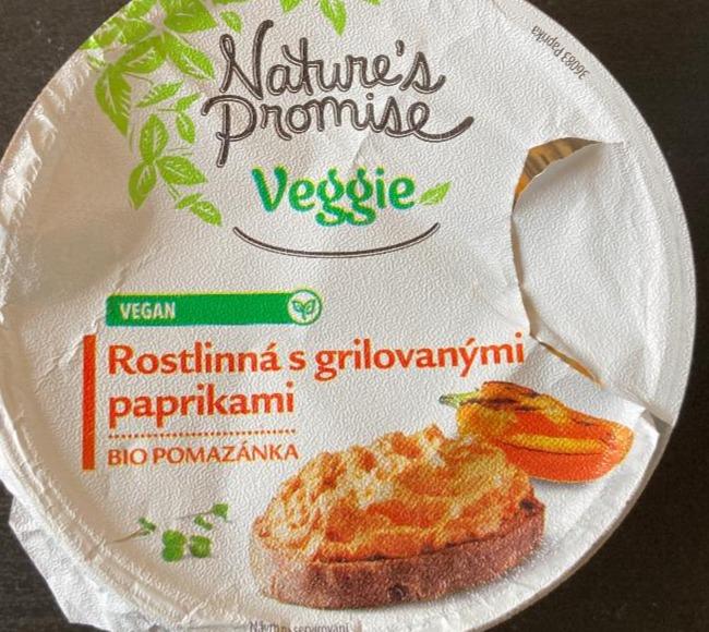 Fotografie - Rostlinná s grilovanými paprikami bio pomazánka Nature's Promise