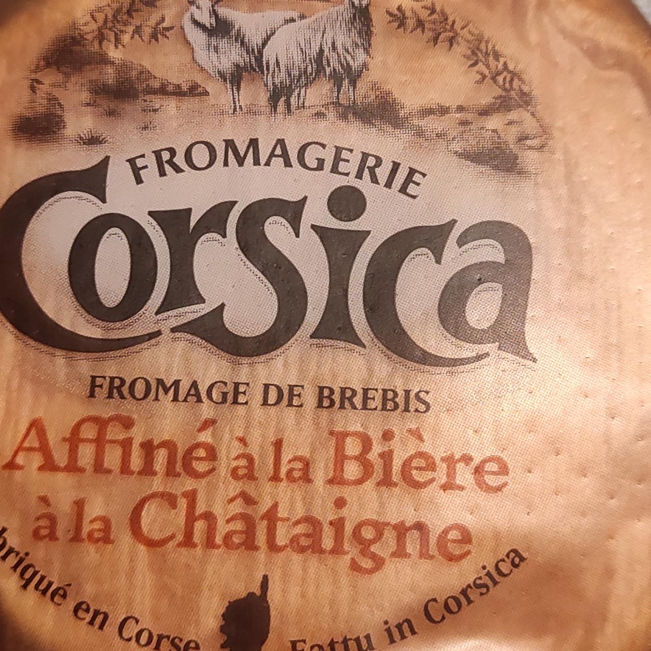 Fotografie - Fromage se brebis Affiné á la Biére a la Chataigne Fromagerie Corsica