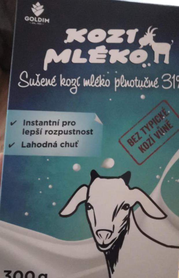 Fotografie - Sušené kozí mléko plnotučné Goldim