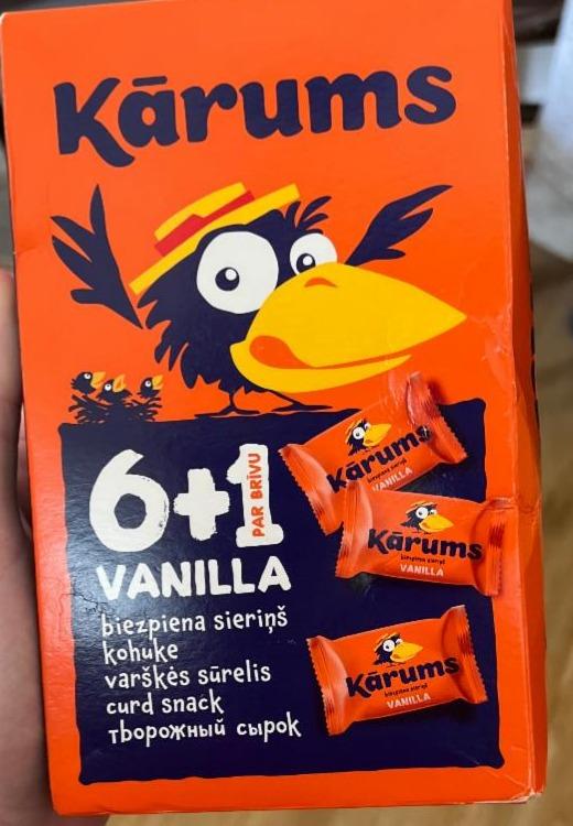 Fotografie - curd snack Vanilla Kārums