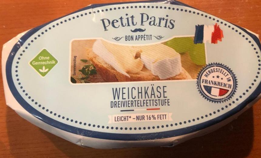 Fotografie - Petit Paris weichkäse 16 % fett