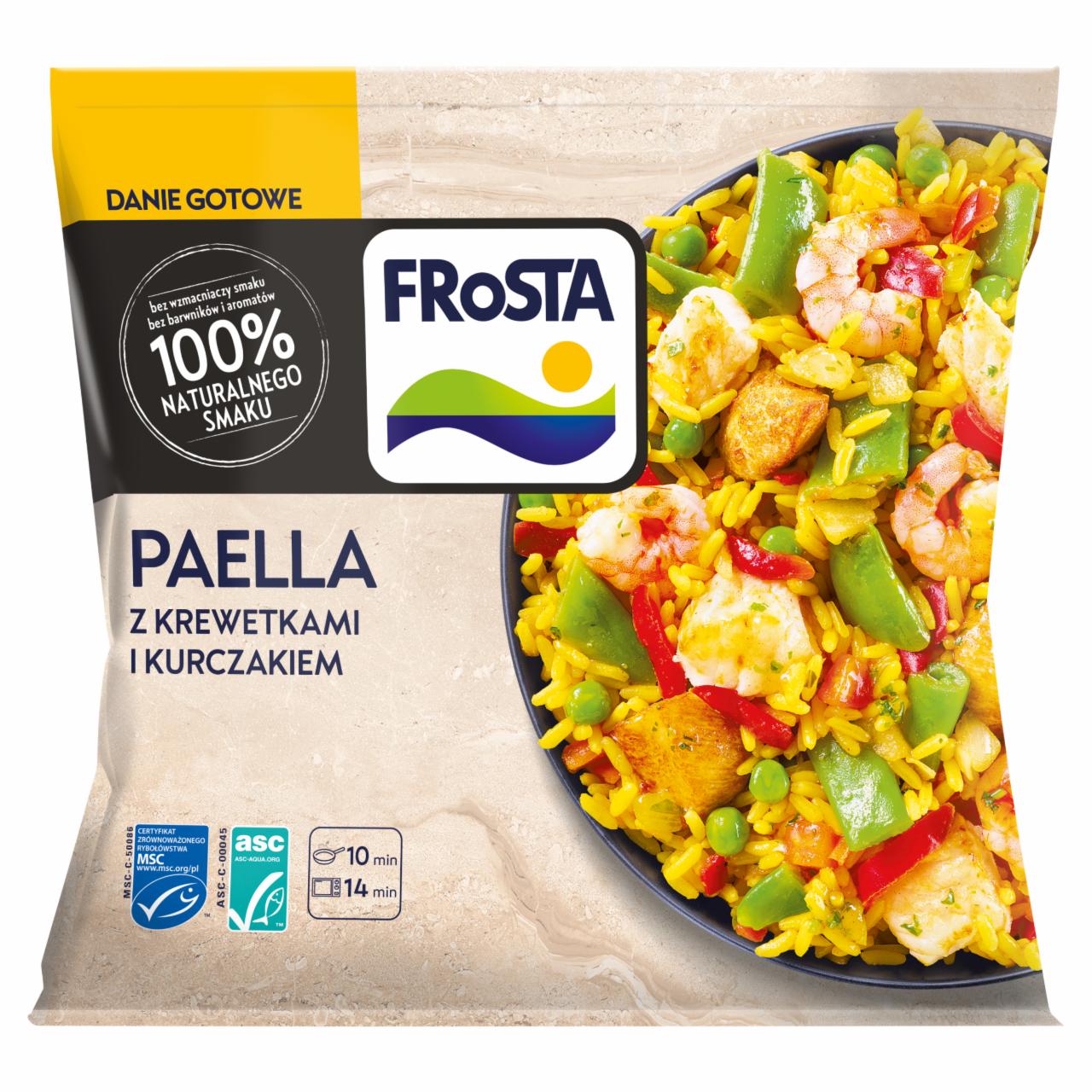 Fotografie - Paella Danie z krewetkami po hiszpańsku FRoSTA