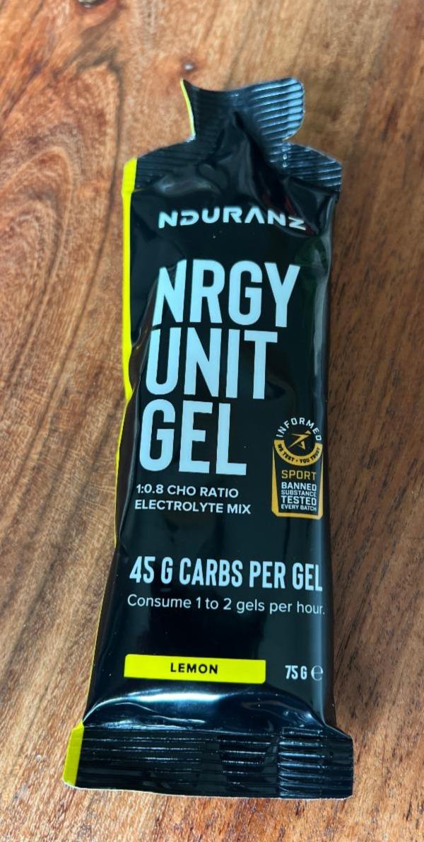 Fotografie - Nrgy Unit Gel Lemon Nduranz