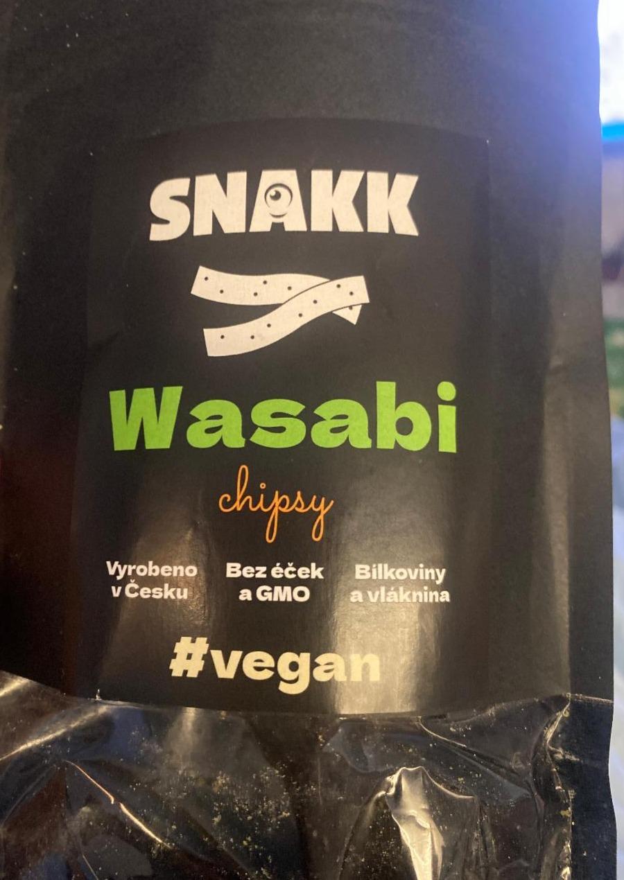 Fotografie - Wasabi chipsy vegan Snakk