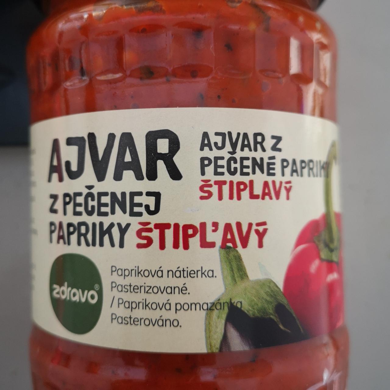 Fotografie - Ajvar z pečených paprik štiplavý Zdravo