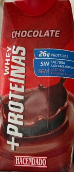 Fotografie - +Proteínas Whey chocolate Hacendado