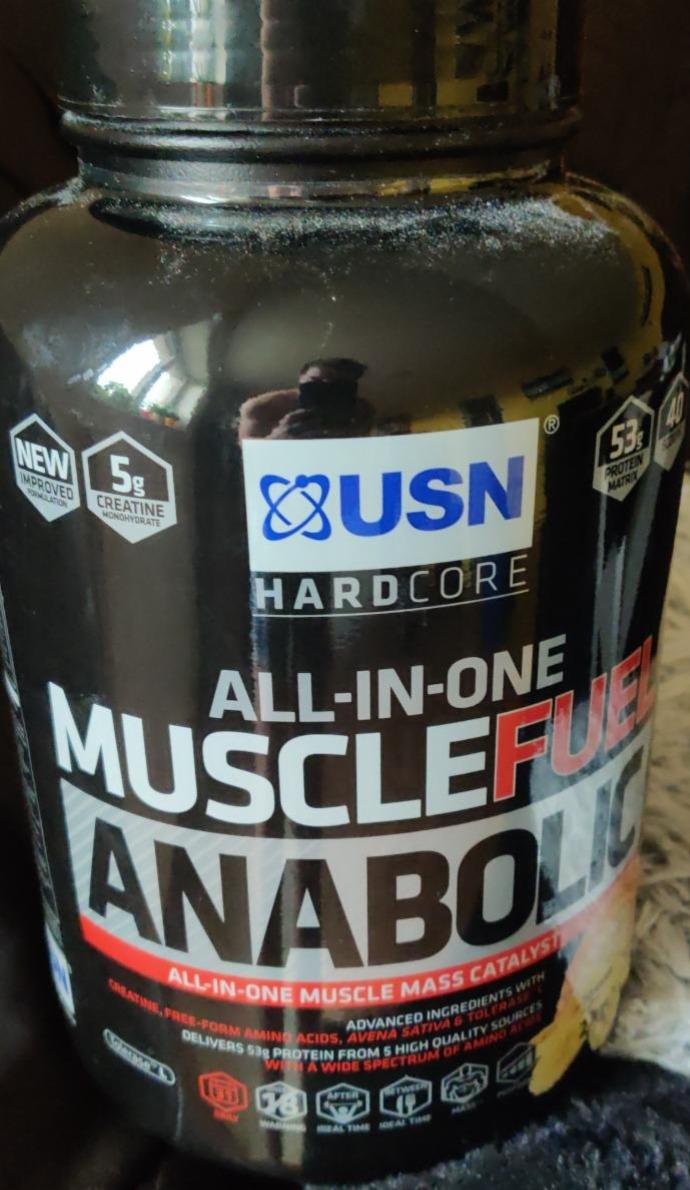 Fotografie - Hardcore Muscle Fuel Anabolic Banana USN