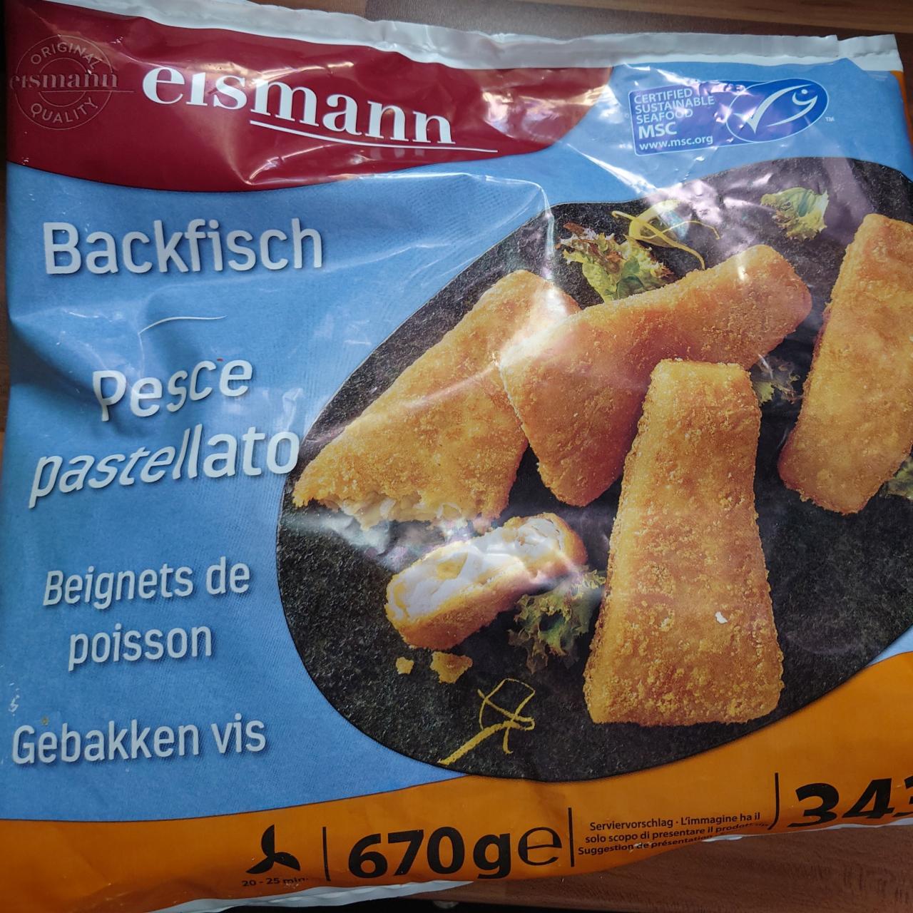 Fotografie - Backfisch Pesce pastellato Eismann