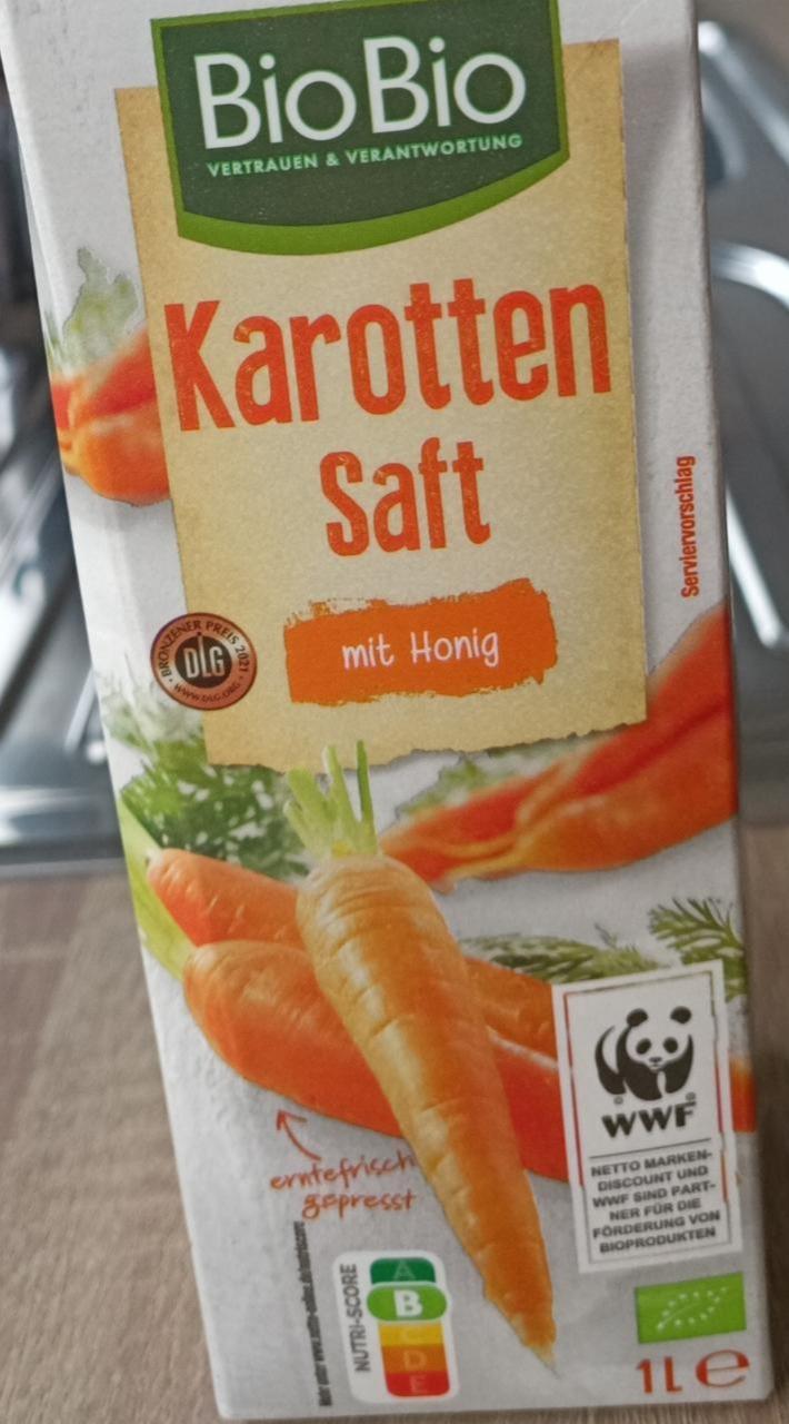 Fotografie - Karotten Saft mit Honig BioBio