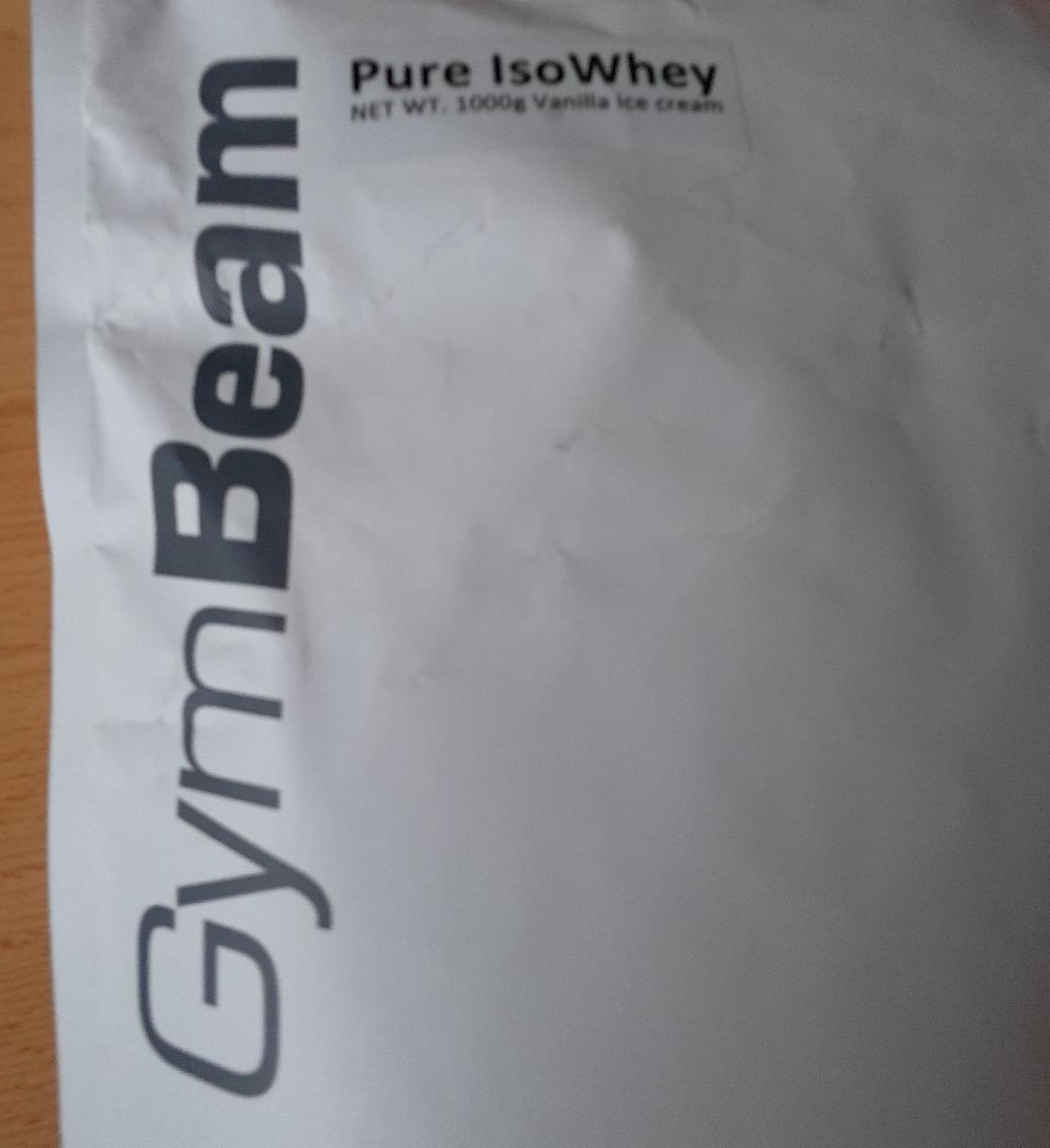 Fotografie - Pure IsoWhey Protein Vanilla Ice cream GymBeam