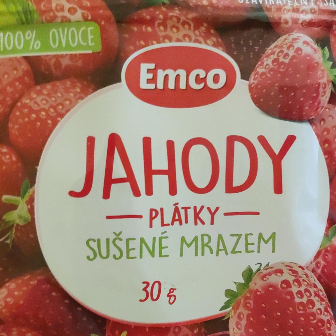 Fotografie - Jahody plátky sušené mrazem Emco