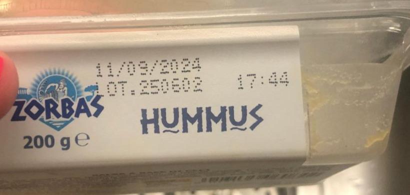 Fotografie - Hummus Zorbas