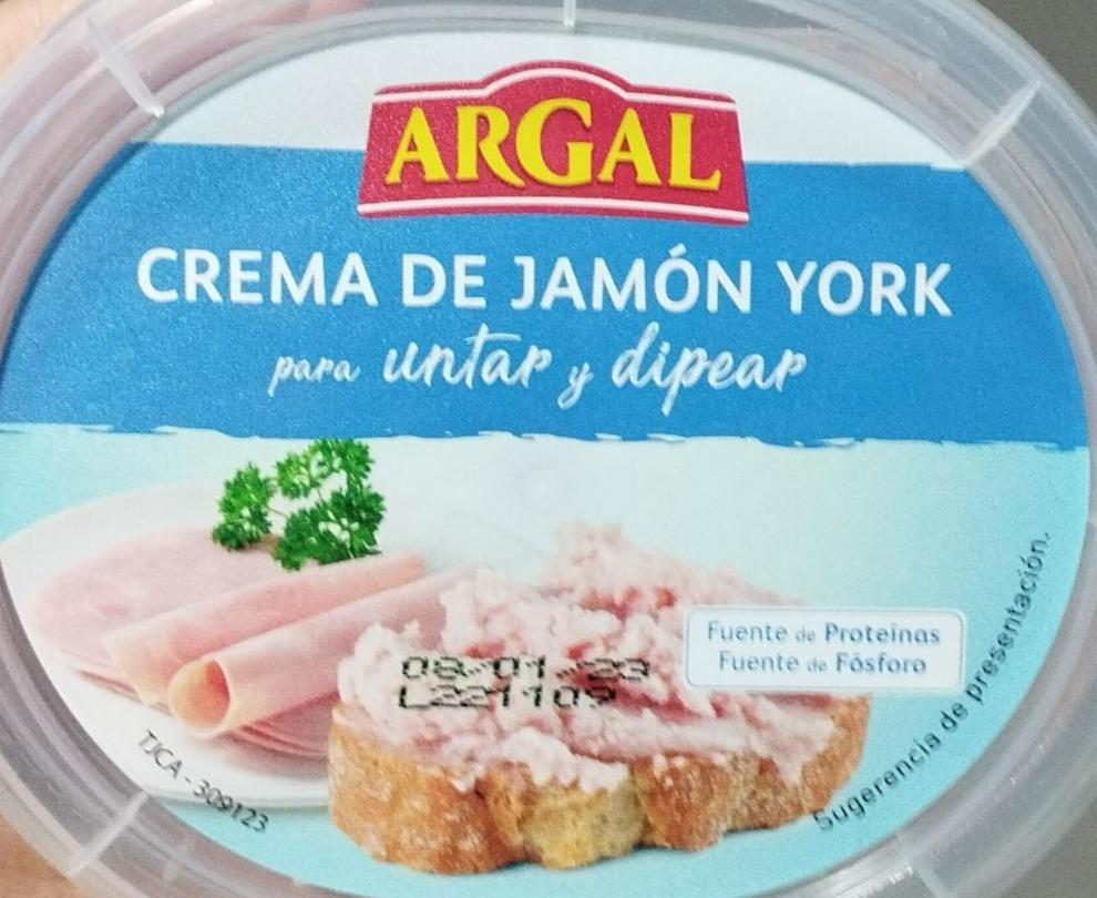 Fotografie - Crema de jamón york Argal