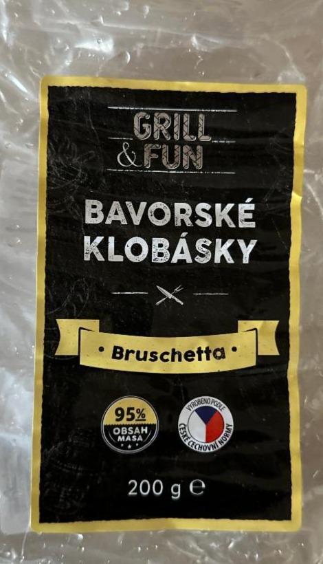 Fotografie - Bavorské klobásky Bruschetta Grill & Fun