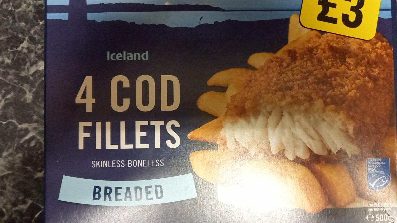 Fotografie - Cod fillets Iceland