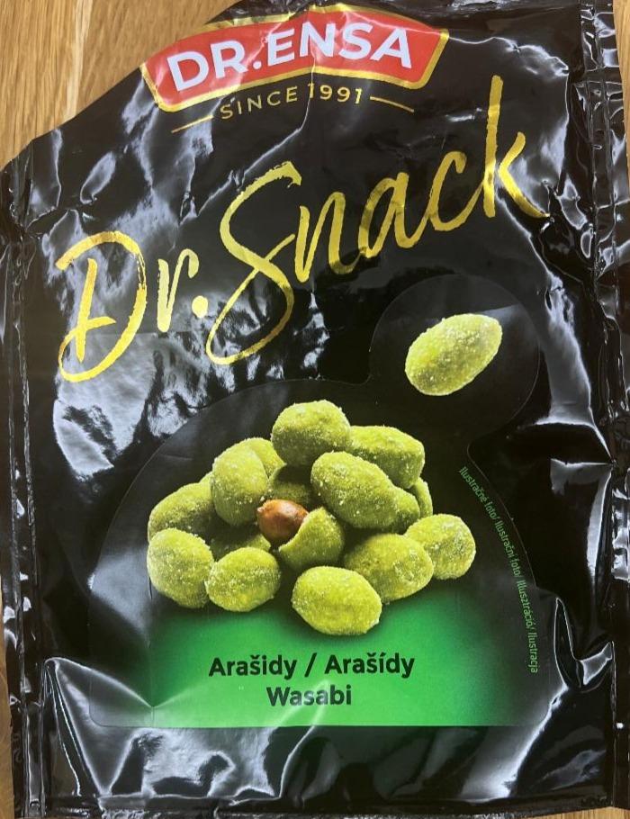 Fotografie - Wasabi arašídy Dr. Snack Dr.Ensa