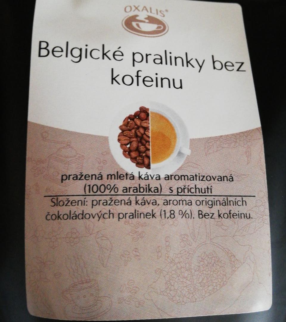 Fotografie - Belgické pralinky bez kofeinu Oxalis