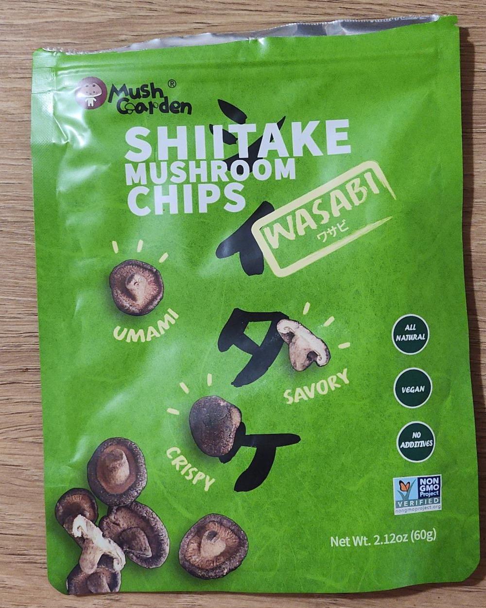 Fotografie - Shiitake mushroom chips Wasabi Mush Garden