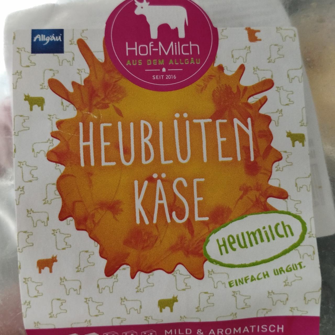 Fotografie - Heublüten Käse Heumilch Hof-Milch