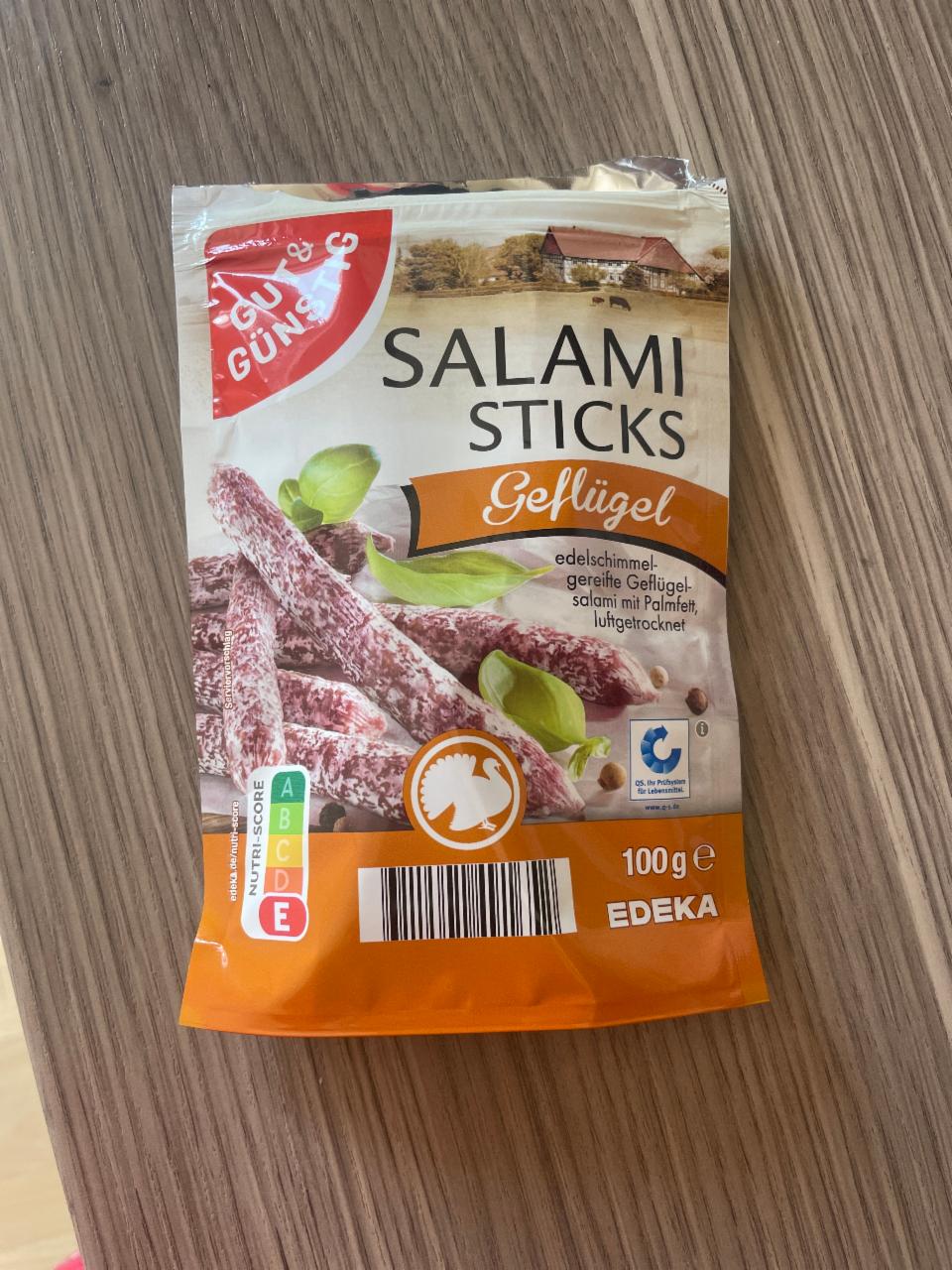 Fotografie - Salami Sticks Geflügel Gut & Günstig