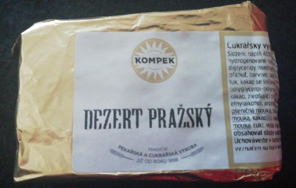 Fotografie - Dezert pražský Kompek