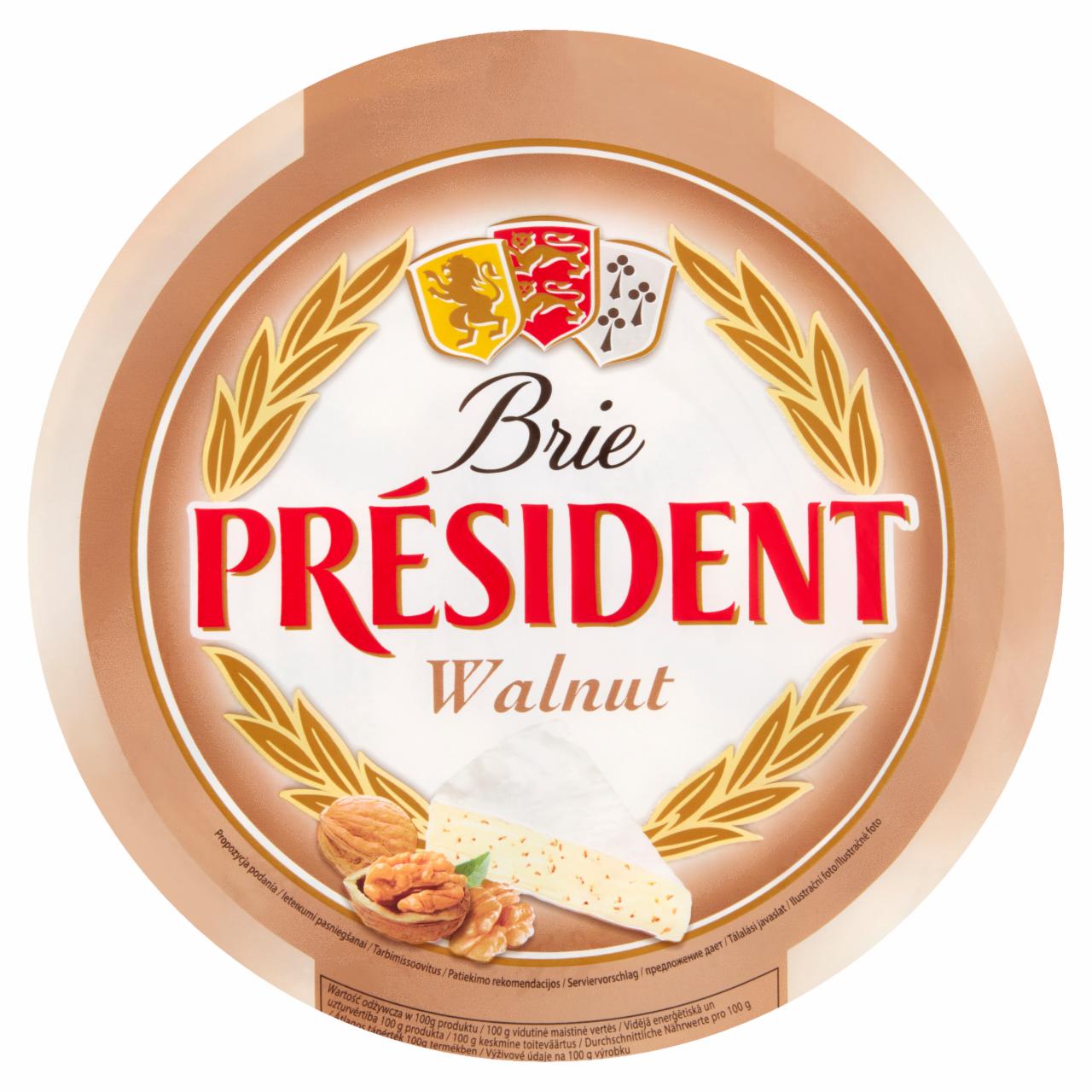 Fotografie - Brie walnute (s vlašskými ořechy) President